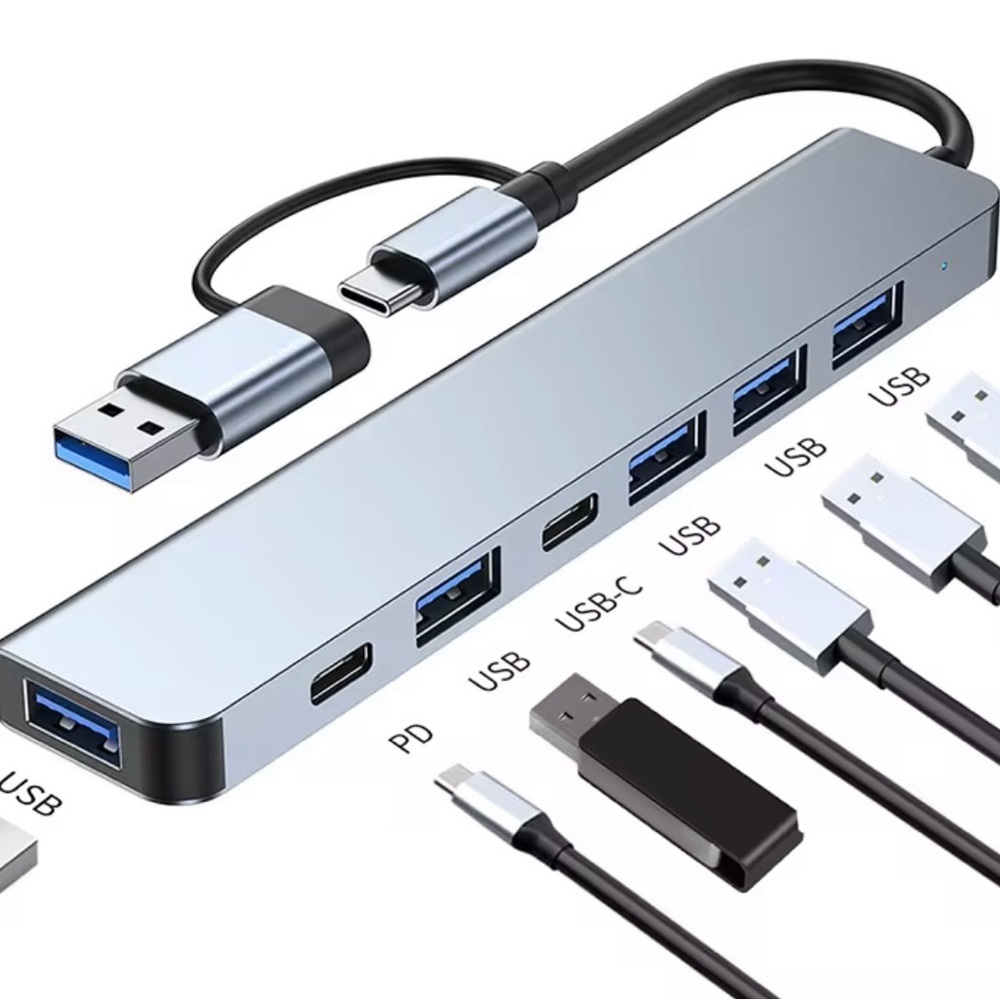 Brand New 7 in 1 USB C Hub Adapter Type C Multiport